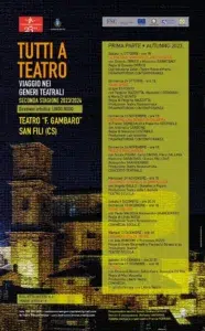 06/10/2023 – Tutti a Teatro! Stagione Teatrale 2023-2024